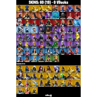 Fortnite Account - 69 skins - Travis Scott - Astro Jack