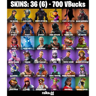 🎮 Fortnite Account – [36 Skins] | [PC/XBOX] | The Reaper 💀 | Omega Stage 5 🔥 | WORLD CUP 🏆 |  Take The L 