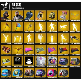 [62 Skins] | [PC/XBOX] | IKONIK ❤️ Scenario 🔥 | Orange Justice 🔥 | FA ✅