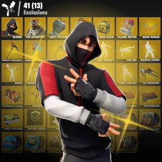 ✨ Fortnite Account | [62 Skins] | [PC/XBOX] | IKONIK ❤️ Scenario 🔥 | Orange Justice 🔥 | FA ✅