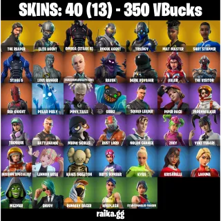 🎮 Fortnite Account — 40 Skins | The Reaper✨, Elite Agent, Omega Stage 5 | Rogue Agent + Trilogy | Take The L + Rambunctious 