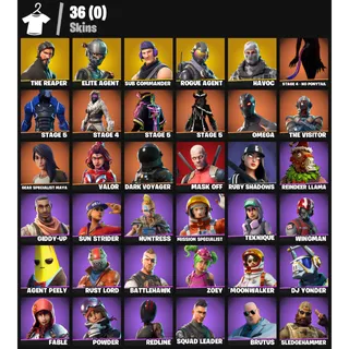 🔥 Fortnite OG Account – 36 Skins | PC/PSN/XBOX | The Reaper 💎 | Elite Agent 💎 | Take The L 💎 | Omega 💎 | EX 22 ⚡ | FA ✅