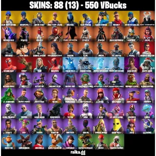 🎮 Fortnite Account — 88 Skins | OG STW | Blue Team Leader + Rogue Agent | Point Patroller | Lara Croft 