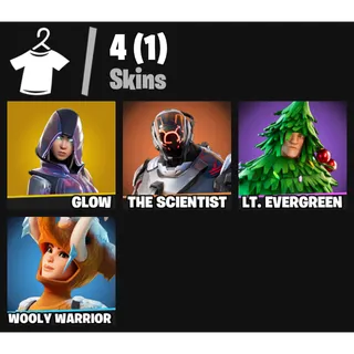 🔥 Fortnite Account – 4 Skins | PC/PSN/XBOX | Glow 💎 | The Scientist 💎 | Boogie Down 💎 | FA + EC ✅