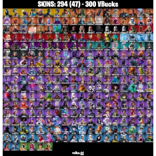 🎮 Fortnite Account — 294 Skins | Master Chief, Arcane Jinx, Jill Valentine | Vivi Chroma + Sultura | 101 EX | FA ✅ | PC / XBOX