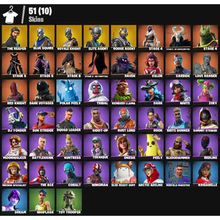 51 Skins | PC/PSN/XBOX | The Reaper 💎 Elite Agent 💎 Candy Axe 💎 Take The L 💎 | FA ✅