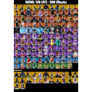 🎮 Fortnite Account + STW – 120 Skins | Sparkle Specialist | The Reaper | Blue Squire | Elite Agent | Mako Glider | Omega S5 