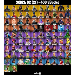 🎮 Fortnite Account — 92 Skins |Black Knight ✨, IKONIK ✨| OG STW | Omega (Stage 5) | 89 EX | [PC/PSN/XBOX]