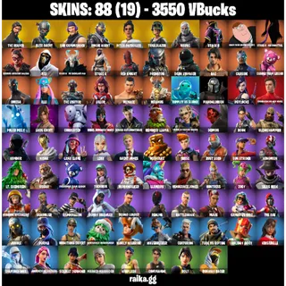 🎮 Fortnite OG Account – The Reaper  Elite Agent | Sub Commander | Pitch Patroller | Take The L  | 88 Skins | 3550 VB 💰