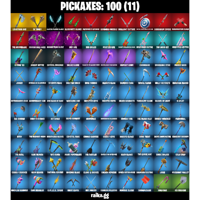 63 skins | Raz | Shuri | Mysterio | Captain Jones | Gwenpool | Emma ...