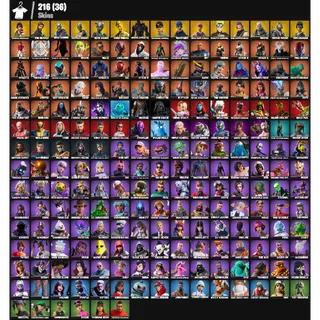 [216 Skins] | [PC/PSN/XBOX] | Sparkle Specialist 💎 The Reaper | Elite Agent | Take The L | Mako | OG STW | FA ✅