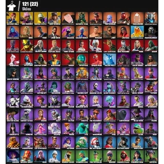 🔥 Fortnite Stacked Account – 121 Skins | John Wick | Galaxia | Galaxy Scout | Leviathan Axe | 64 EX