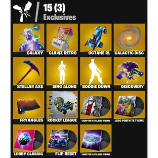 [1 Skin] | [PC/PSN/XBOX] | Galaxy 💎 Galactic Disc 💎 Stellar Axe 💎 Discovery 💎 Boogie Down | FA + EC ✅