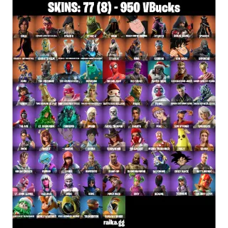 [PC/PSN/XBOX] — 77 Skins | Burning Ambition Valeria, Old Snake | 32 EX | 950 VB | FA