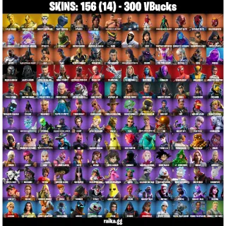 Fortnite Account — 156 Skins | Gold Midas + Gold Brutus | Naruto Uzumaki + Tart Tycoon | 47 EX | FA 