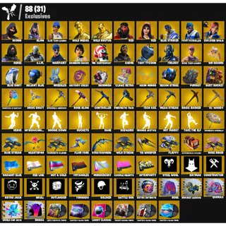 🎮 Fortnite OG STACKED – 104 Skins | PC/PSN/XBOX | IKONIK 💎 | Glow 💎 | Blue Team Leader 💎 | Scenario 💎 | FA ✅