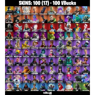 🎮 Fortnite Account — 100 Skins | Snake Eyes, Harbinger Omegarok, Ageless Champion | Aurelian + Solitary Defender | 18 EX | FA ✅