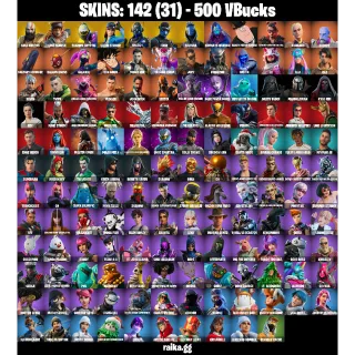 [PC/PSN/XBOX] — 142 Skins | Gold Kratos, Fancy Peter Griffin, Son Goku | 63 EX | FA