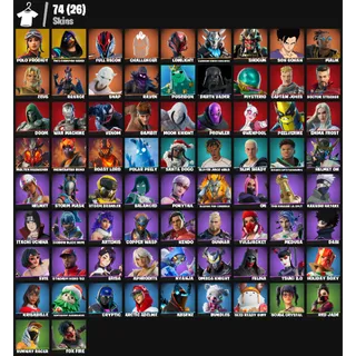 [74 Skins] | [PC/PSN/XBOX] | Polo Prodigy 💎 FNCS Champion Seeker 💎 Darth Vader 💎 Son Gohan 💎 Venom | FA ✅