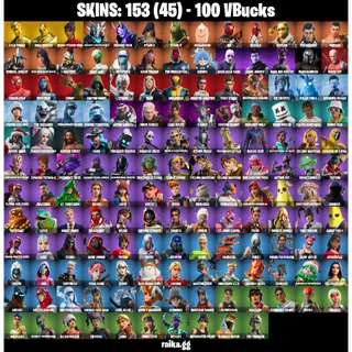 🎮 Fortnite  –  [153 Skins] | [PC/PSN/XBOX] | Gold Midas,  Lara Croft, Heron Stance Hero   | Leviathan Axe ✨  | 55 EX  | FA ✅