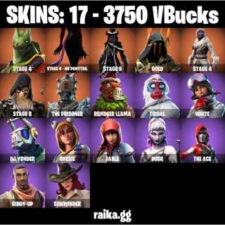 🎮 Fortnite Account — 17 Skins | Take The Elf | Hot Marat | Boogie Down | Point It Out | 3750 VB | 10 EX