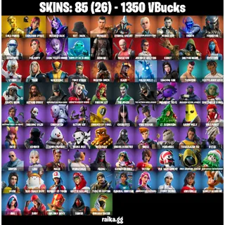 🎮 [PC/PSN/XBOX] — Gold Midas |  Leviathan Axe,  Merry Mint Axe 💚 | 85 Skins | 43 EX | 1350 VB