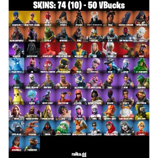 [PC/PSN/XBOX] — 74 Skins | OG STW, Warpaint✨, Rose Team Leader | 56 EX | FA