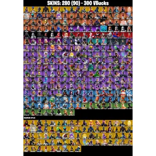 🎮 Fortnite Account – 280 Skins | PC/PSN/XBOX | Glow | Carbon Commando | Blue Team Leader | Ahsoka Tano | 71 EX ⚡ |  FA 