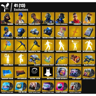 [68 Skins] | [PC/XBOX] | IKONIK ❤️ Travis Scott 🔥 | Blue Team Leader 💎 | Scenario 🔥 | FA ✅