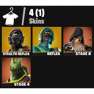 4 Skins | PC/PSN/XBOX | Stealth Reflex 💎 Reflex 💎 Stealth Angular Axe 💎 | FA + EC ✅