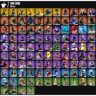 🔥 Fortnite Account – 103 Skins | Glow | The Reaper | Gold Midas | Merry Mint Axe | Take The L