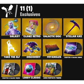 1 Skin | PC/PSN/XBOX | Galaxy 💎 Stellar Axe 💎 Take The Elf 💎 | FA + EC ✅