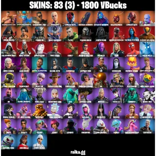 🎮 Fortnite Account — 83 Skins |Lara Croft ✨, Viper School | Boogie Down + Hang Loose 