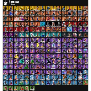 [246 Skins] | [PC/XBOX] | IKONIK ❤️ Glow 💜 | Scenario 🔥 | Gold Midas | Get Griddy | STW | FA ✅