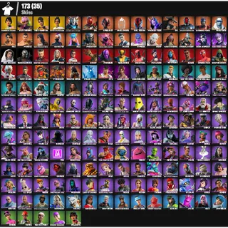🎮 Fortnitev – 173 Skins | PC/PSN/XBOX | Rainbow Racer 💎 | Vivi Chroma 💎| Leviathan Axe 💎 | Lara Croft 💎 | FA ✅ 