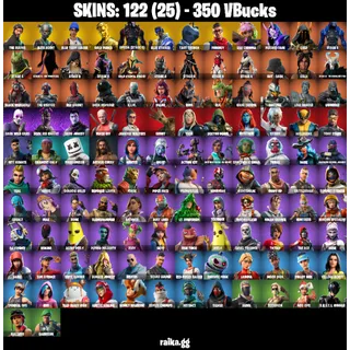 🎮 Fortnite OG Account – [122 Skins] | [PC/PSN/XBOX] |  The Reaper | Elite Agent | Blue Team Leader | Gold Midas | Omega (S5) 