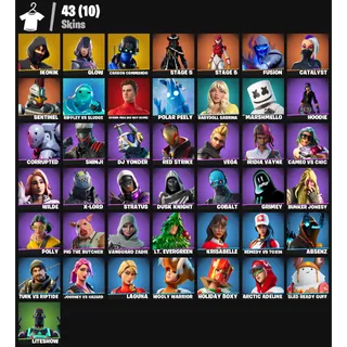 🔥  Fortnite OG Account – 43 Skins | IKONIK ❤️ | Glow 💜 | Scenario 💎 | Boogie Down 💎 | FA ✅