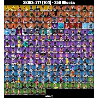 🎮 Fortnite Account — 217 Skins | WORLD CUP ✨, Gold Midas, Gold Brutus, Gold Meowscles  + Lara Croft ✨ | Candy Axe  | OG STW 