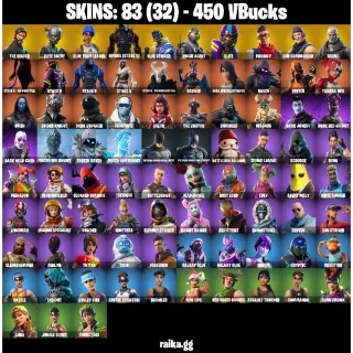 🎮 Fortnite Account — 83 Skins | The Reaper✨, Elite Agent, Blue Team Leader | Omega Stage 5 + Rogue Agent | Take The L ✨