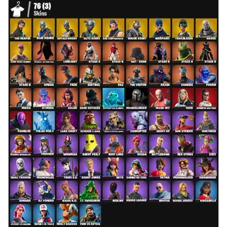 76 Skins | PC/PSN/XBOX | Take The L ⚡ The Reaper ⚡ Blue Squire ⚡ Royale Knight ⚡ FA ✅ OG STW ✅