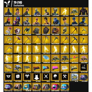 [128 Skins] | [PC/PSN/XBOX] | Black Knight ✨ Sparkle Specialist | The Reaper ✨ | Take The L ✨ | OG STW ✅| FA ✅