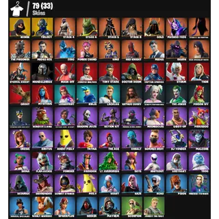 🎮 Fortnite GRAIL Account – 79 Skins | PC/PSN/XBOX | IKONIK ⚡ Scenario | 32 EX | FA ✅