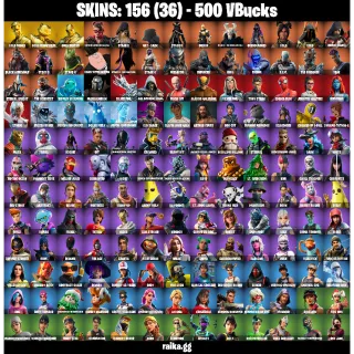 [PC/PSN/XBOX] — 156 Skins | Gold Midas, Gold Meowscles, Gold Brutus | 46 EX | 500 VB | FA