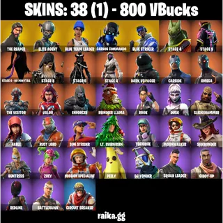 🎮 Fortnite OG Account – [38 Skins] | [PC/PSN/XBOX] |  The Reaper  | Take The L  | FA| 800 VB 💰