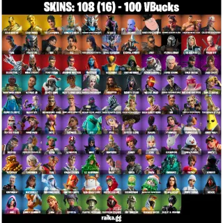 [PC/PSN/XBOX] — 108 Skins | Gold Midas, Gold Brutus, The Champion, Lara Croft | 31 EX | FA