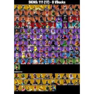 🎮 Fortnite TRIPLE GOLD GRAIL – 111 Skins | The Reaper | Elite Agent | Triple Gold | Recon Expert | P.K.E. Ranger | 45 EX ⚡