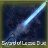 Sword of lapse blue.