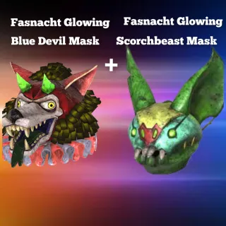 Fasnacht Glowing Mask Rare 