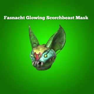 Fasnacht Glowing scorchbeast Mask 