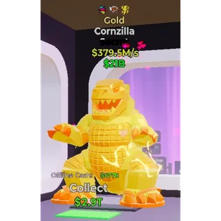 Fortnite Steal the Brainrot - Gold Cornzilla